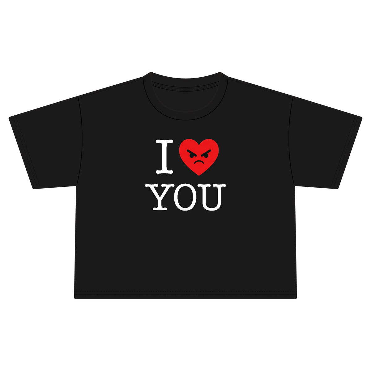 I HATELOVE Crop Tee - CUSTOM