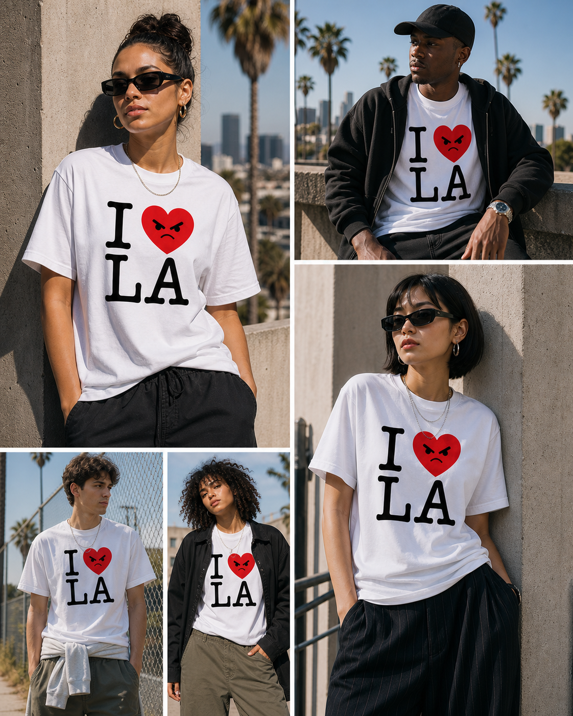 Anti Los Angeles T-Shirt - I HATE LA