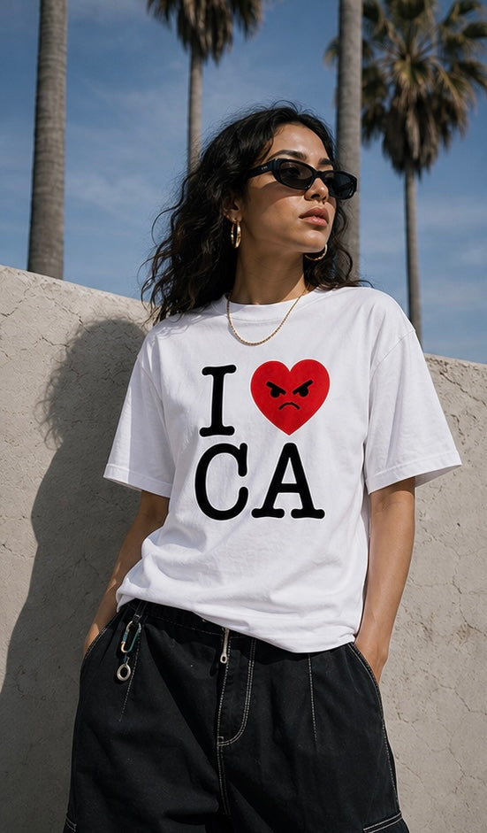 Anti California T-Shirt - I HATE CA