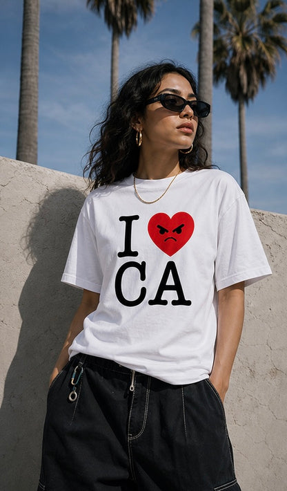 Anti California T-Shirt - I HATE CA